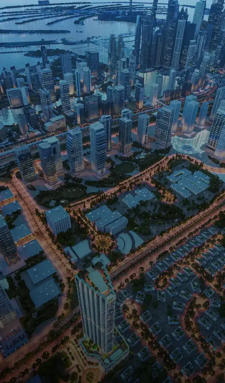 Overview for the Sobha buildings from above